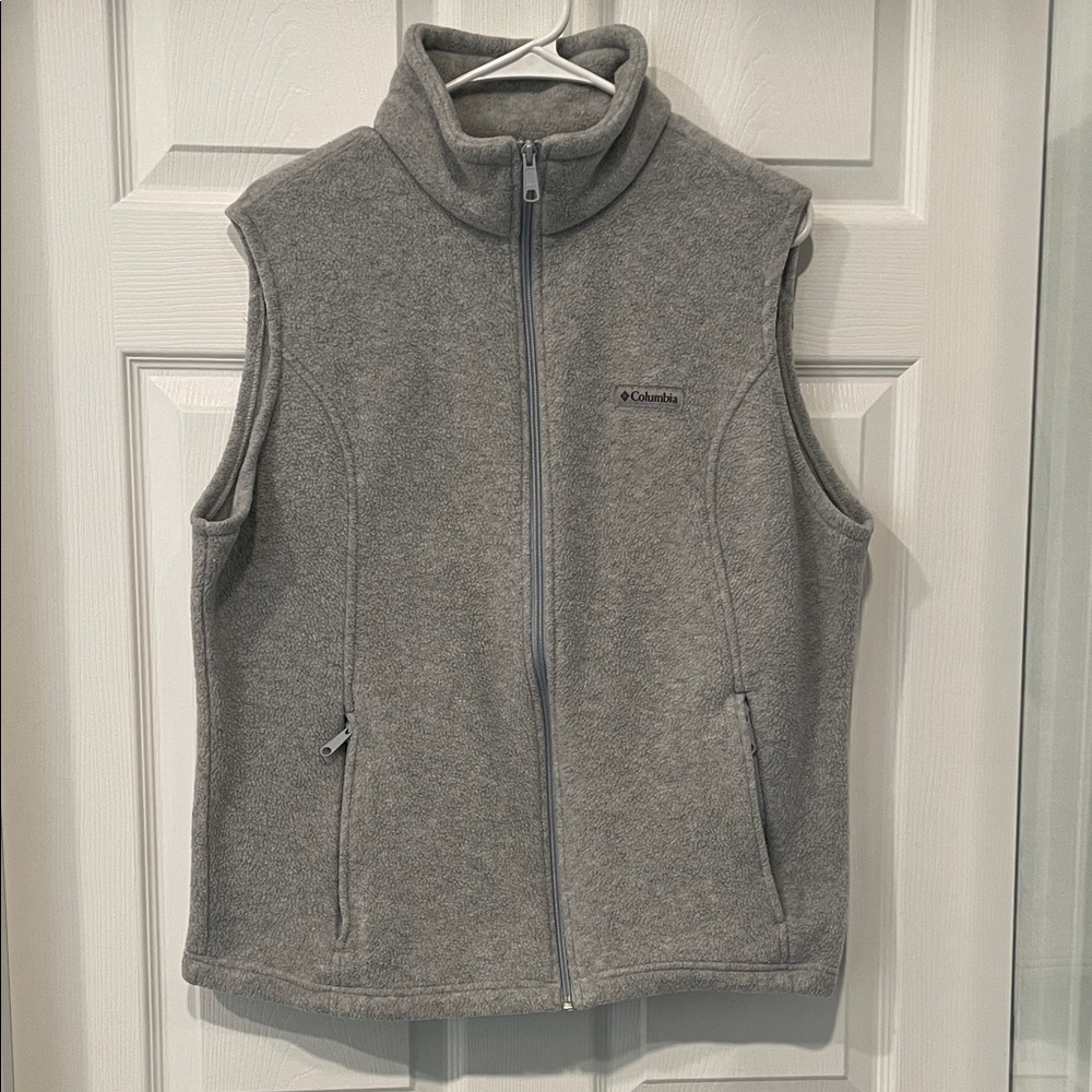 Columbia Gray Fleece Vest